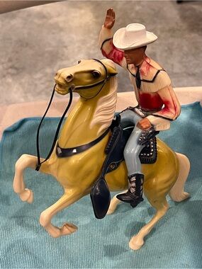 Roy Rogers and Trigger 1950s Vintage Heartland toy